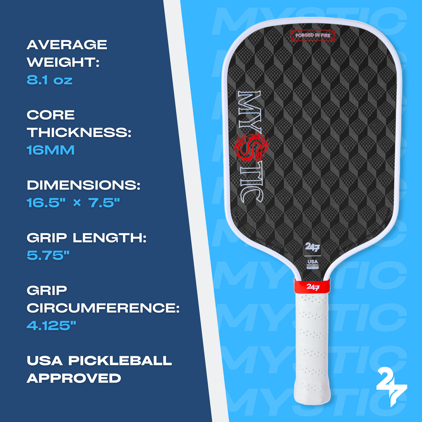 MYSTIC PICKLEBALL PADDLE