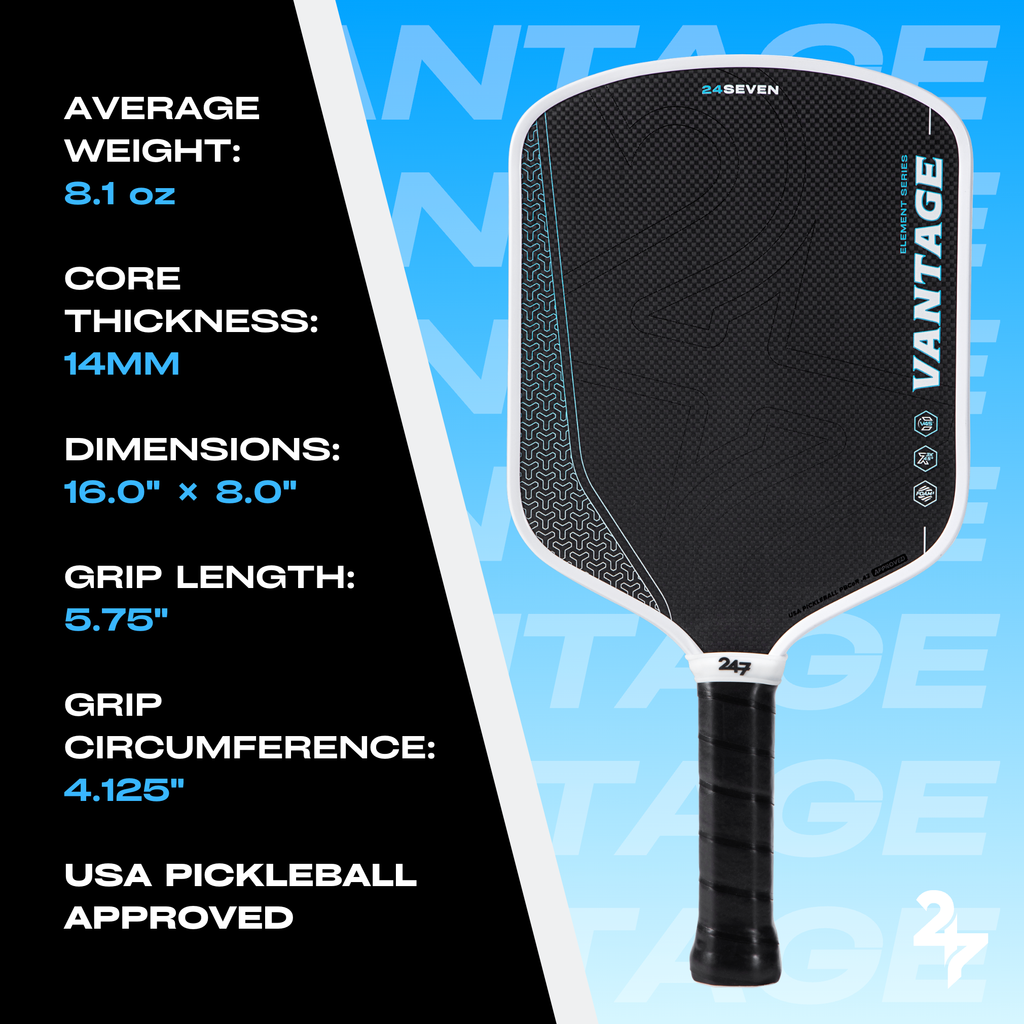 VANTAGE PICKLEBALL PADDLE